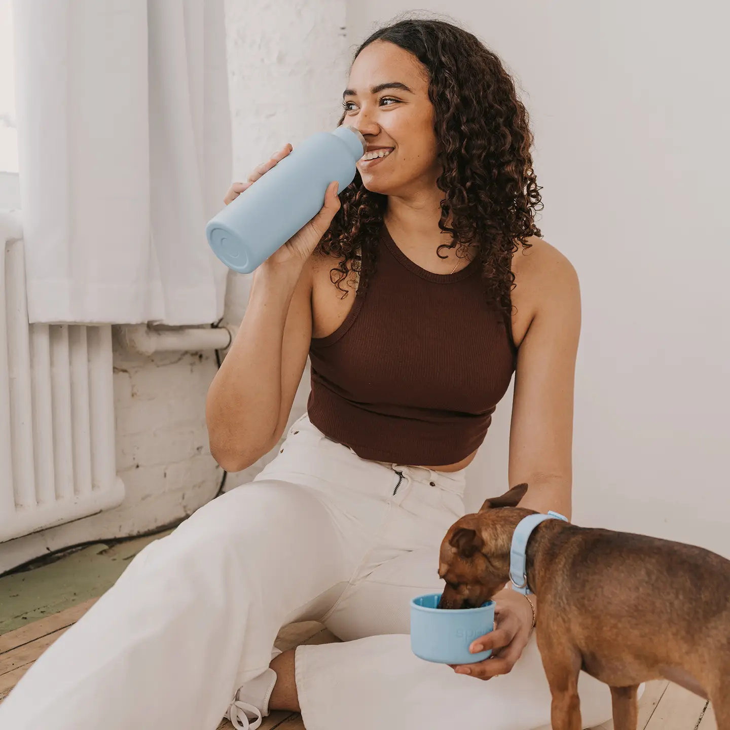 Travelbottle Dog&Me, green-lilac – Bild 3