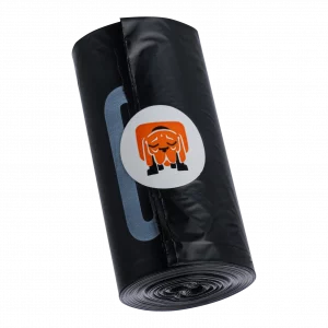 Hundekotbeutel aus recyceltem Plastik, 1 Rolle (15 Stück)