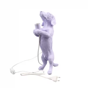 Alternative view of Tischlampe "Holy Teckel", Lilac