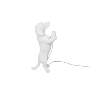 Alternative view of Tischlampe "Holy Teckel", White