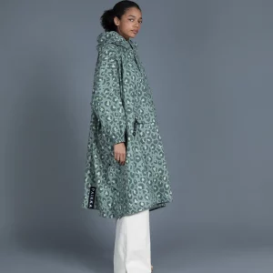 Alternative view of Reflektierender Regenponcho Green Leo