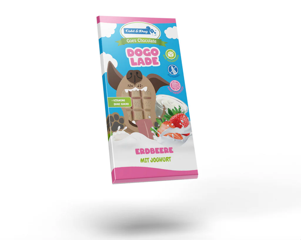 Dogolade - Erdbeere mit Joghurt, 100 g – Bild 2