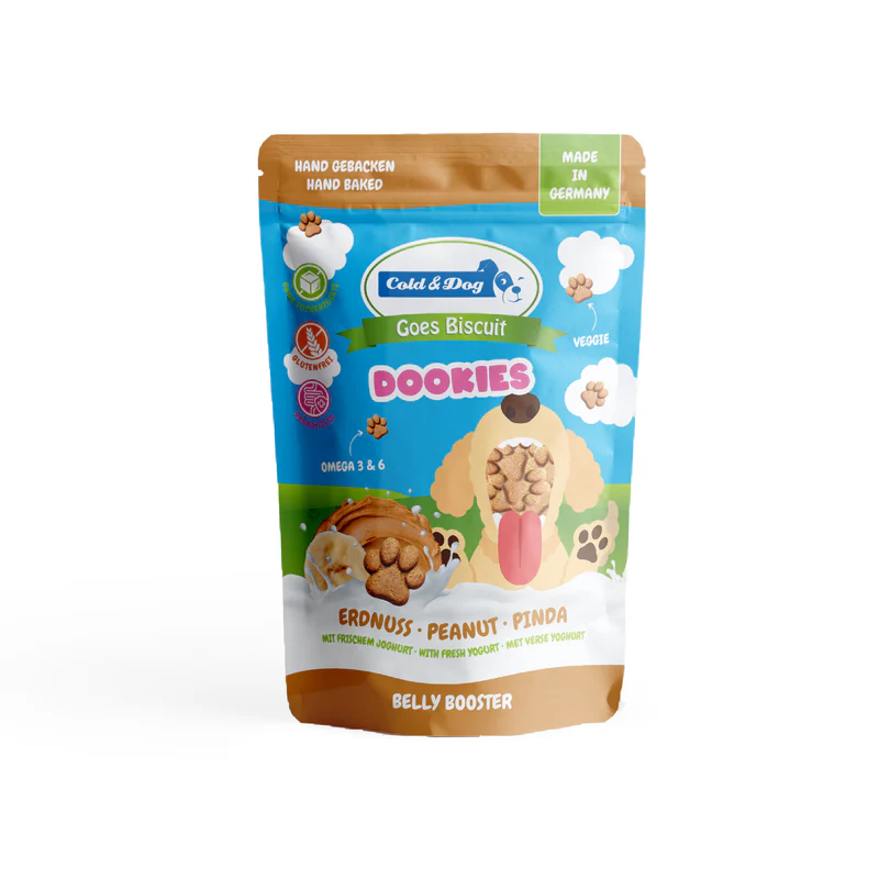 Dookies Belly Booster Hundekekse Erdnuss-Banane